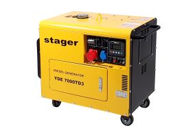 Stager YDE7000TD3 Generator insonorizat diesel trifazat 5.0kW, 8A, 3000rpm