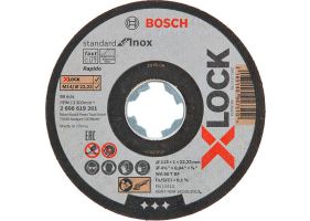 Bosch Disc X-LOCK Standard for Inox 115x1x22.23mm pentru taieturi drepte